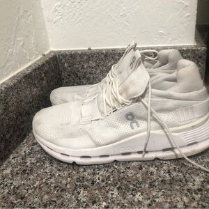 On Running Men's White Cloud Sneakers